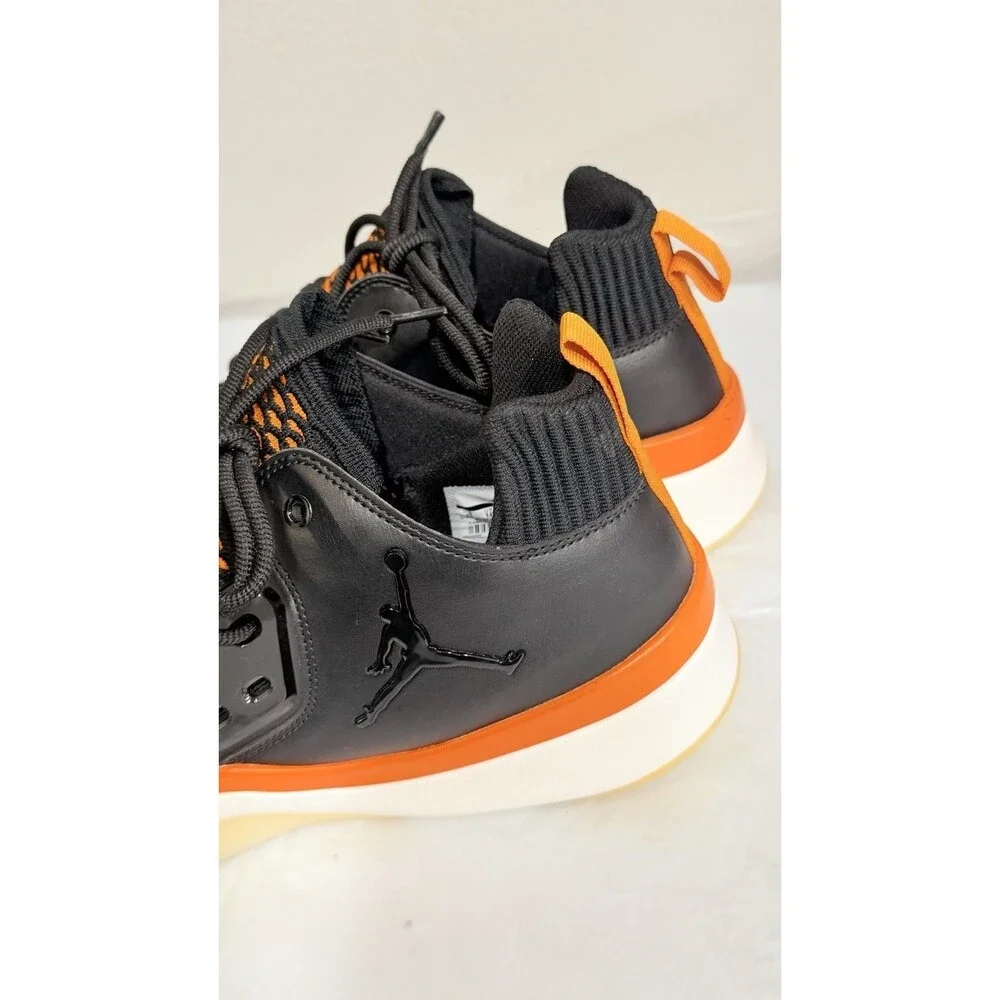 Nike Air Jordan DNA LX Men Black Orange Shoes AO2649-007 Size 15 BRAND NEW.